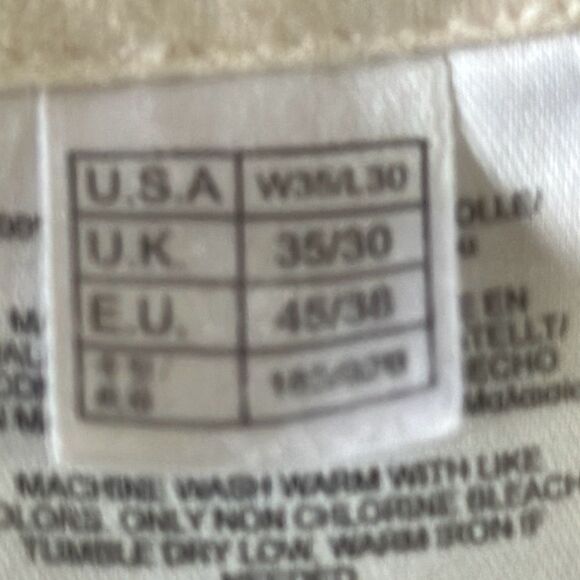 Brooks Brothers Advantage Chino Clark Brown Tan Pants size 35x30 Cotton LOOK - Picture 10 of 10